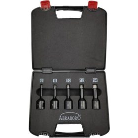   ABRABORO CSEMPE ÉS KERÁMIAFÚRÓ KÉSZLET   5 részes 6/8/10/12/14 mm