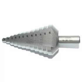  CzTool  Lépcsős fúró 6-8-10-12-14-16-18-20-22-24-26-28-30 mm furathoz HSS