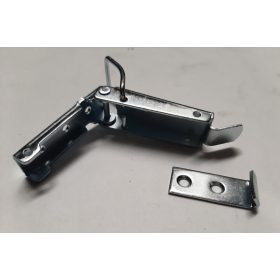   PATENT 1/60 Horgányzott patentzár (békazár) egyenes alaplappal