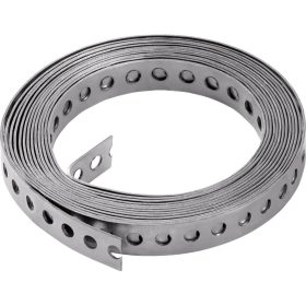   RÖGZ SZALAG 6 Rögzítő szalag 6-os furattal, 10 m tekercs (10*17*0,5)