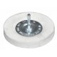 ABRABORO Csapos polírozó filckorong   100 x 12   szár:  6 mm