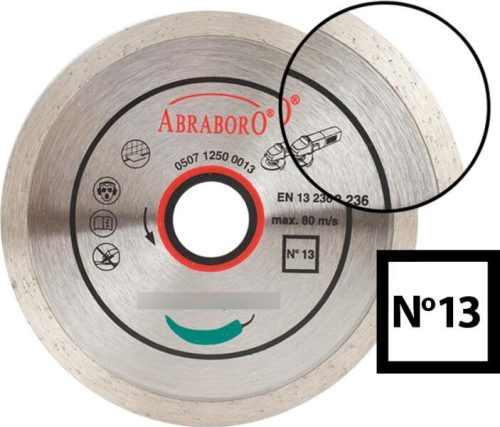 ABRABORO Gyémánttárcsa 125x1,8x22,23 (NO.13)