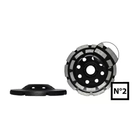 ABRABORO Gyémántszemcsés betoncsiszoló  125x22,2 (NO.2)