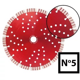   ABRABORO Gyémánttárcsa  szegmenses turbo  230x2,8x22,23 (NO.5)