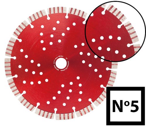 ABRABORO Gyémánttárcsa szegmenses turbo  300x3,2x25,4 (NO.5) 