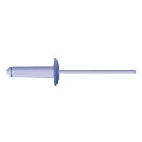 Húzószegecs aluminium-acél nyitott nagyfejű