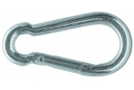 A4-KARABINER  4 DIN5299 4*40 mm tűzoltókarabiner, A4 saválló