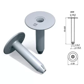   KO GOK-325 Tetősziganyag rögzítő teleszkóp tárcsa 325 mm (50 db/dob)