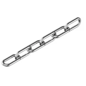   LÁNC HOSSZÚSZEMŰ  2,0*8*22 mm (belső méretek) DIN763  A4 saválló ( 20 méter/tekercs)