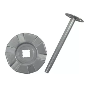   KO KI-FÉM-140+TÁNYÉR Tűzálló szigeteléstartó 8*140 mm,fej: 35 mm,átf:90 mm (250db/dob)