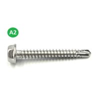 Hatlapfejű önfúró lemezcsavar DIN7504/K rozsdamentes A2