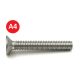 A4-SÜLLYBK 08060 DIN7991 M8*60 mm süllyf BKNY metrcsavar, saválló A4 ( 100db/dob)