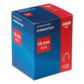Rawlplug Tűzőkapocs 10mm magas, acél test  RT-KSS53105000