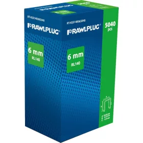   Rawlplug Profi Tűzőkapocs 6mm magas, vastag, acél test  RT-KSS140065040
