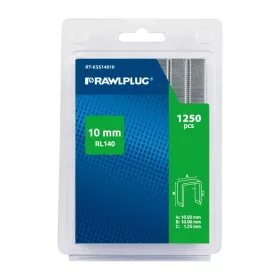   Rawlplug Profi Tűzőkapocs 10mm magas, vastag, acél test  RT-KSS140101