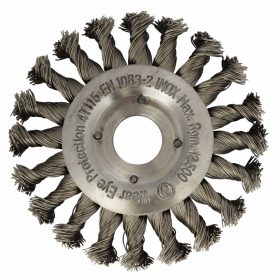   ABRABORO Ultra körkefe sodrott inox  dróttal   125 0,50 INOX